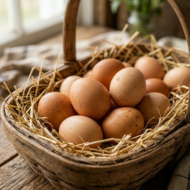 Taze Çiftlik Yumurtası